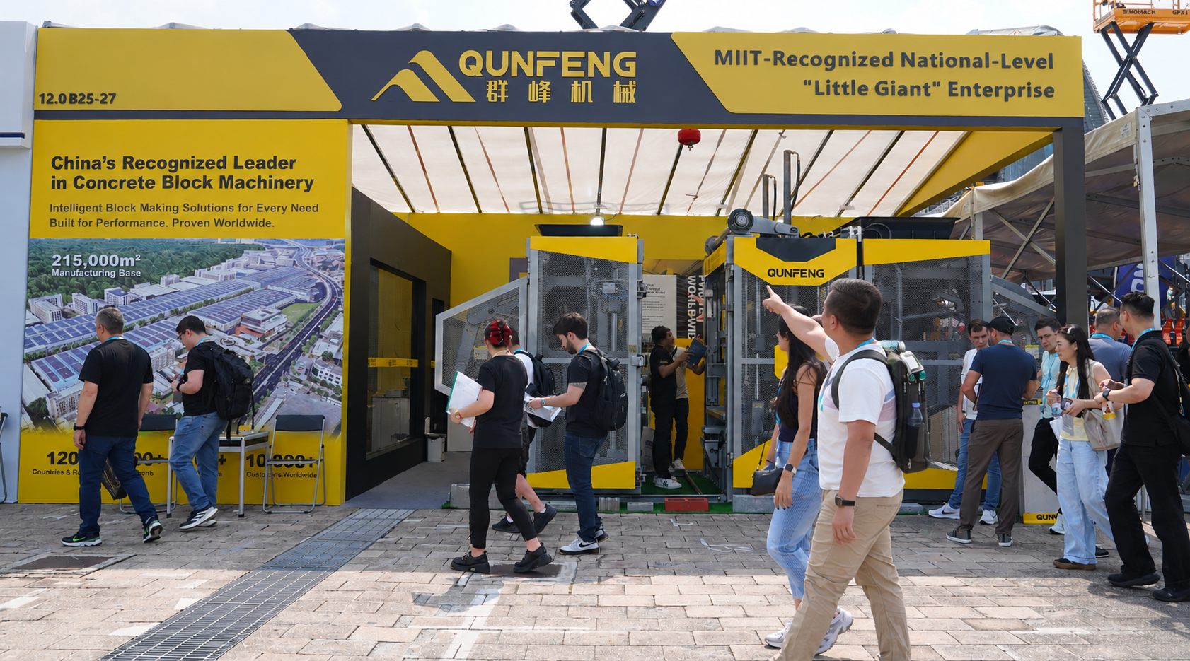 As an industry-leading enterprise, Qunfeng Machinery attracts the attention of global clients. Là một doanh nghiệp đầu ngành, Qunfeng Machinery thu hút sự chú ý của khách hàng toàn cầu.