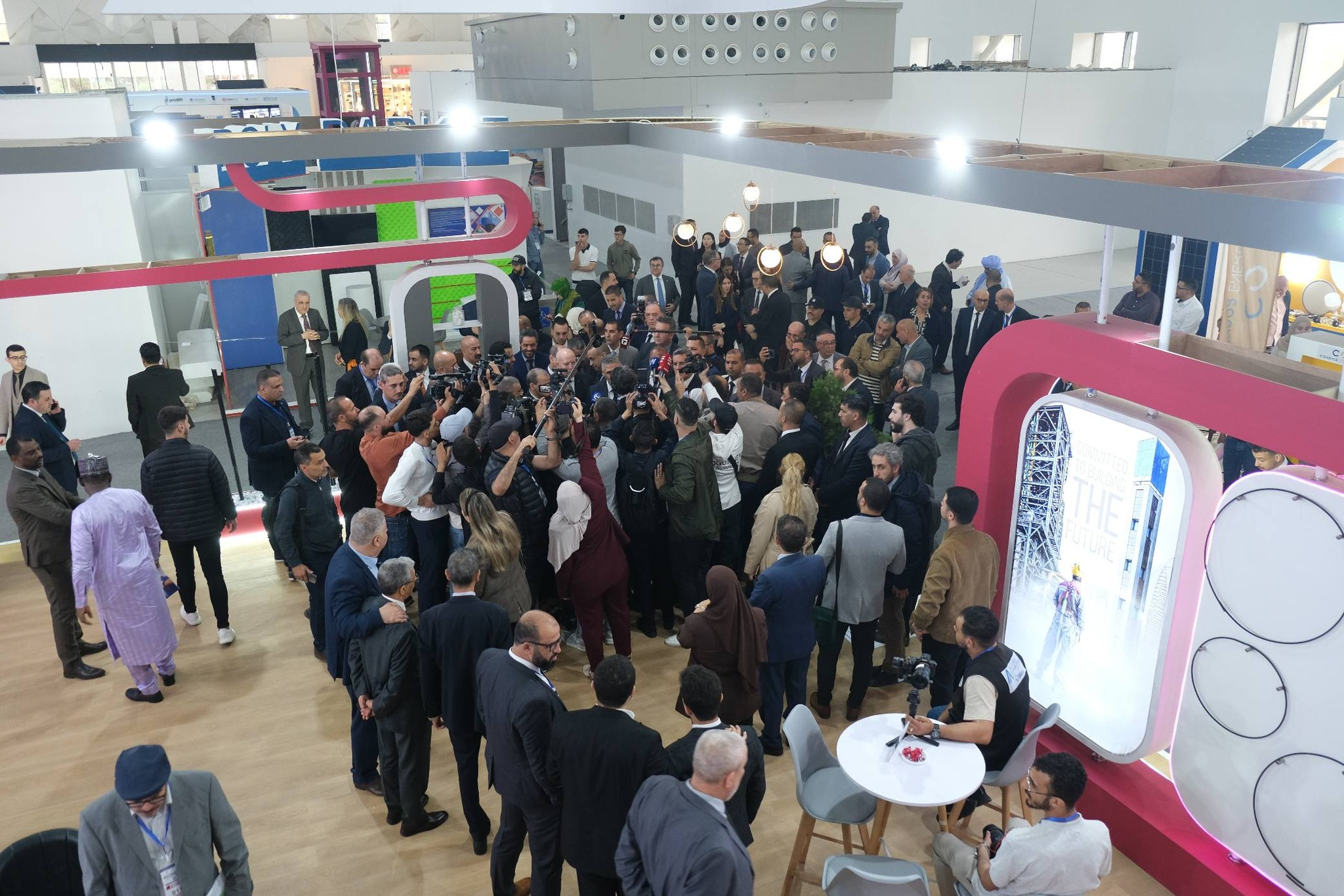 Qunfeng Machinery at Algeria Construction Expo Gian hàng máy móc Qunfeng tại Triển lãm máy móc xây dựng quốc tế Algeria