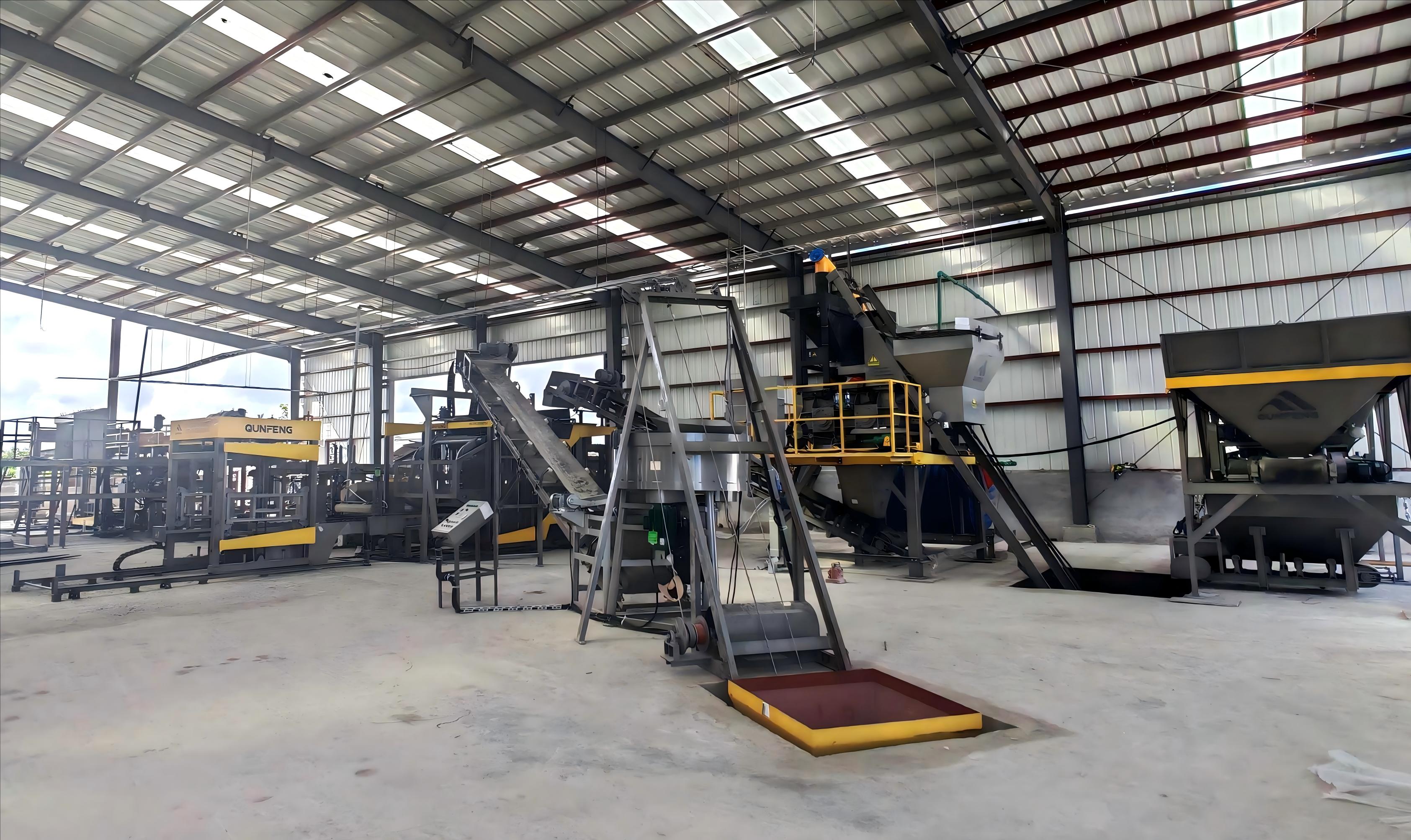 The QS series concrete product production line, customized for the South American environment, delivers high efficiency through high productivity and low failure rates. Dây chuyền sản xuất sản phẩm bê tông dòng QS, được tùy chỉnh cho môi trường Nam Mỹ, mang lại hiệu quả cao thông qua năng suất cao và tỷ lệ thất bại thấp.