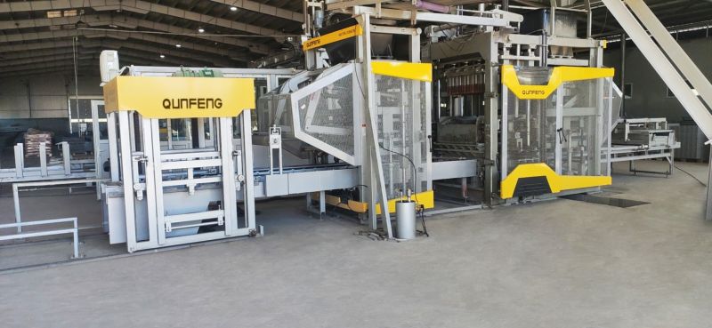 Máy ép gạch thông minh QS1300-H của nhà máy sản xuất gạch bờ sông siêu mỏng trên cao Romania l