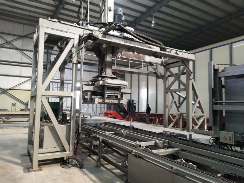 hệ thống xếp hàng của Dây chuyền sản xuất tạo khối hoàn toàn tự động siêu lớn của Pakistan