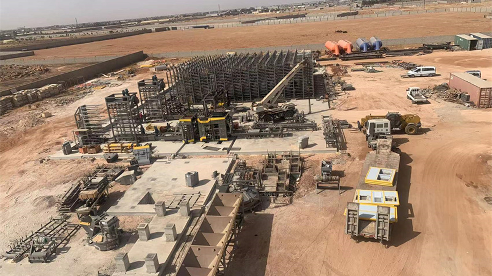 Dây chuyền sản xuất gạch đa chức năng siêu lớn Libya