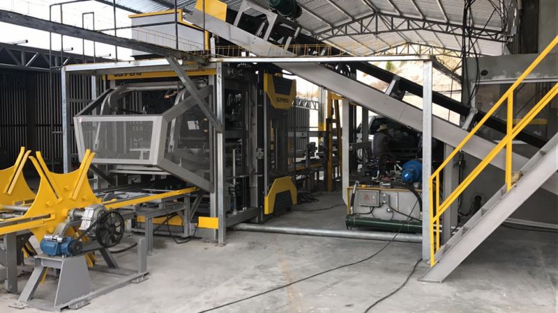 dây chuyền sản xuất gạch tro núi lửa Guatemala