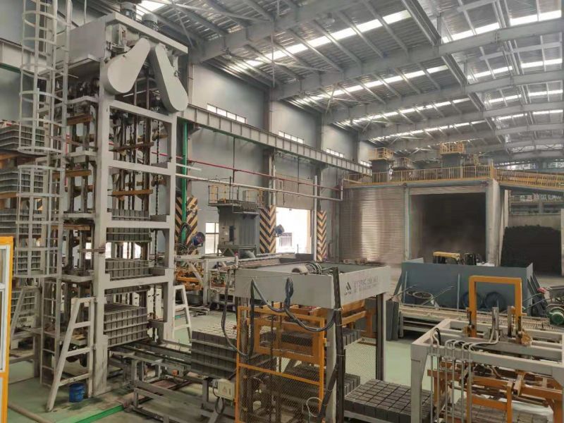 dây chuyền sản xuất khối tự động QS1500 tại Thái Hưng, tỉnh Giang Tô 