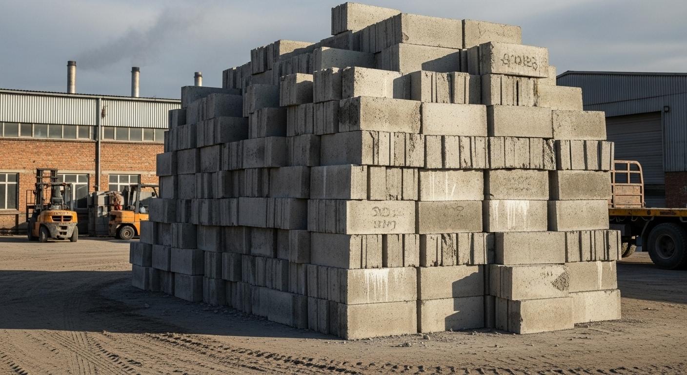 Khuôn khối xi măng bê tông: Hướng dẫn khuôn gạch đặc chính xác