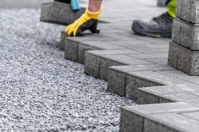 Máy làm khối lát đường