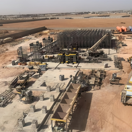 Libya-Dây chuyền sản xuất sản phẩm bê tông đa chức năng siêu lớn