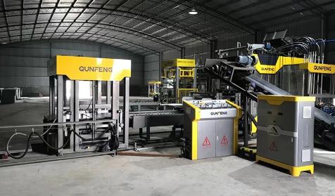 Máy khối thân thiện với môi trường thúc đẩy đầu ra xây dựng xanh hơn