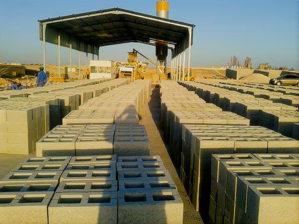 M&aacute;y sản xuất khối xi măng