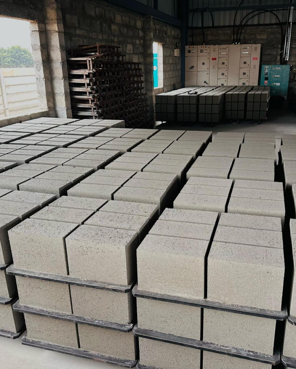 D&acirc;y chuyền sản xuất khối hiệu quả cao 