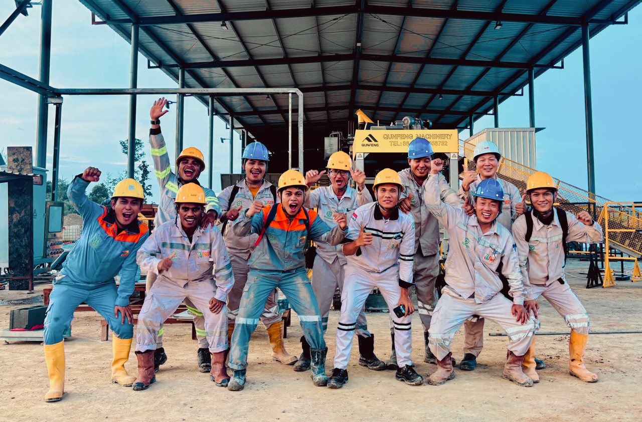 Một dây chuyền sản xuất Qunfeng khác hạ cánh ở Indonesia: Dịch vụ toàn chu trình đảm bảo hoạt động tiêu chuẩn cao