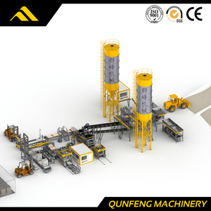 Dây chuyền sản xuất khối hoàn toàn tự động với Stacker