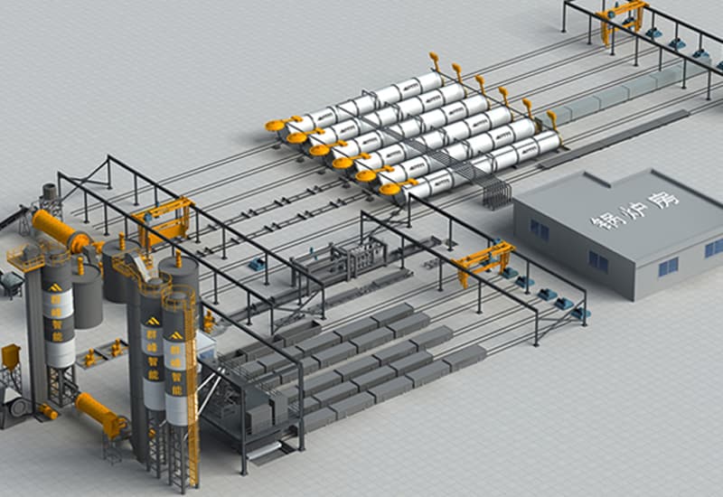 Dây chuyền sản xuất nạp khí AAC