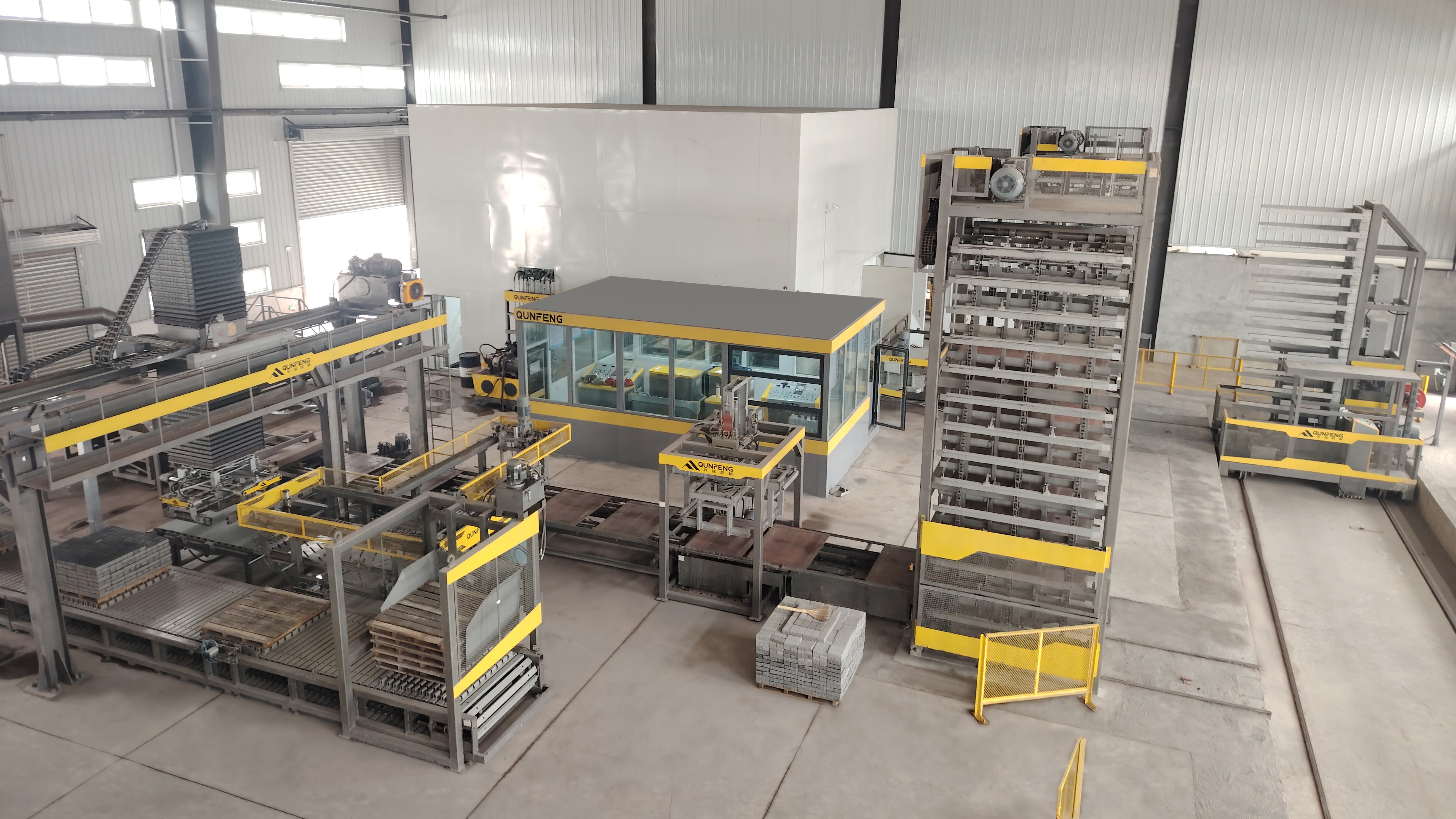 Dây chuyền sản xuất tự động của Qunfeng Machinery hỗ trợ xây dựng thành phố sinh thái ở Tây Bắc Trung Quốc bằng sự đổi mới thông minh
