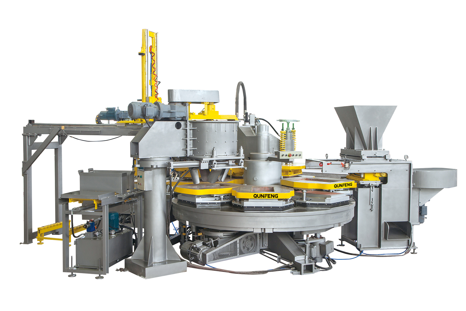 M&aacute;y l&aacute;t gạch đất nung kiểu quay QPR600-6 (M&aacute;y &eacute;p ướt k&iacute;n)