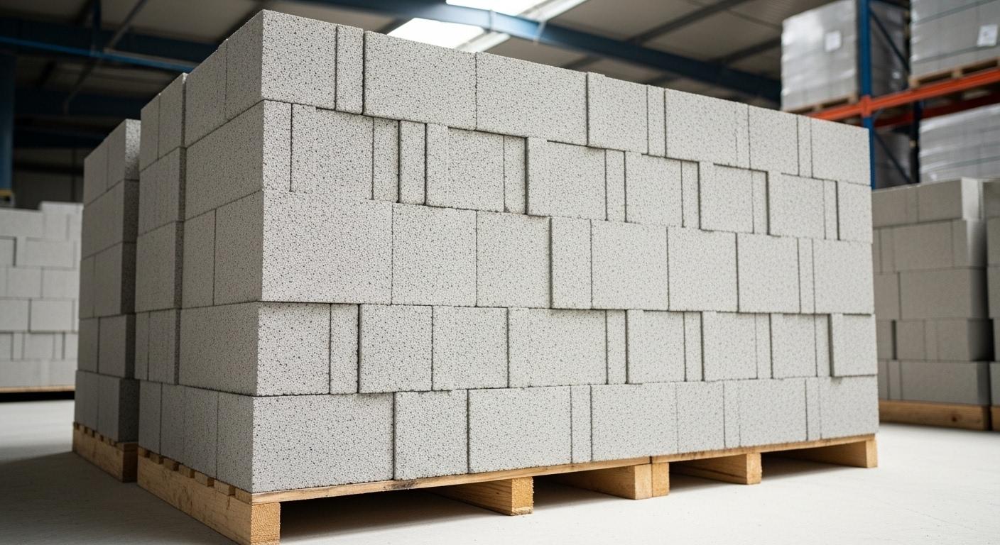 Khối AAC cường độ cao: Dây chuyền tự động cho đầu ra ổn định, nhanh chóng