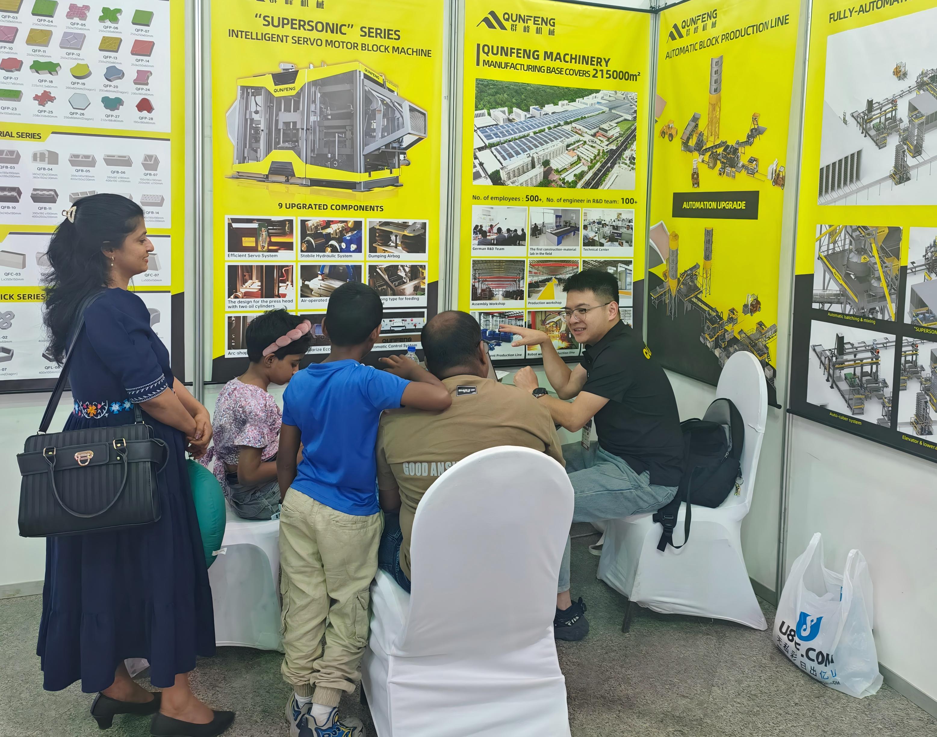 Triển lãm Vật liệu xây dựng Sri Lanka năm 2026: Sản xuất thông minh của Trung Quốc tỏa sáng, Giải pháp tạo khối xanh Qunfeng được Nam Á công nhận