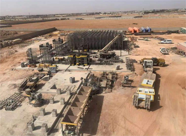 D&acirc;y chuyền sản xuất khu&ocirc;n giả đ&aacute; ho&agrave;n to&agrave;n tự động Qunfeng được lắp đặt tại Libya